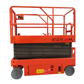 Scissor lift automotor / elevador-tesoura elétrico / plataforma elevatória tipo tesoura